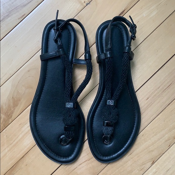 Michael Kors Size 7 Black Sandals - Picture 2 of 2